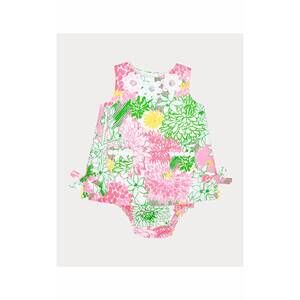 NEW LILLY PULITZER girls lilly infant shift dress in resort white mum patch
